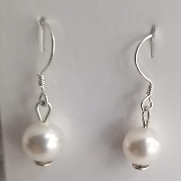 BRAND NEW!!sterling .925 silver drop earrings - Picture 2 of 3